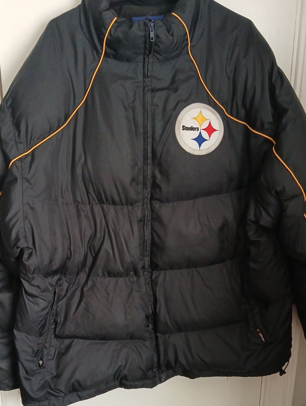 Reebok NFL Pittsburgh Steelers puffer jacket Steelers NFL Puffer Jacket Black XL